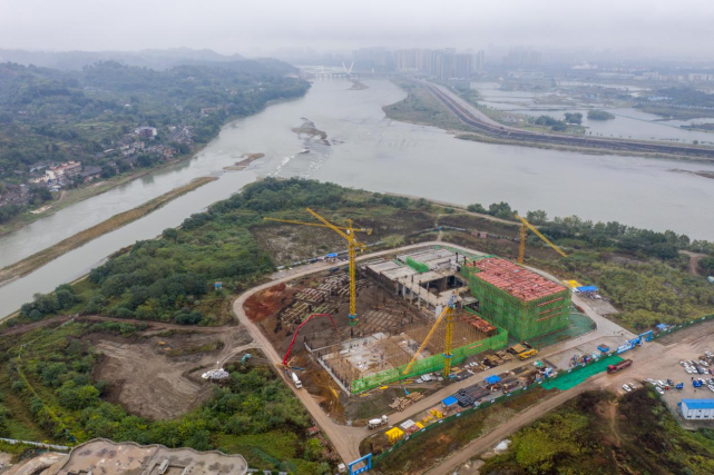 江口沉銀博物館及遺址公園預(yù)計年底將完成主體結(jié)構(gòu)建設(shè)